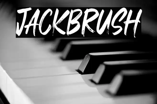 Jackbrush Шрифта examples