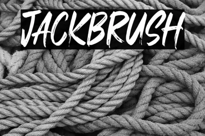 Jackbrush Шрифта examples