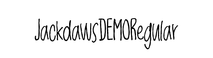 Jackdaws DEMO Regular Font
