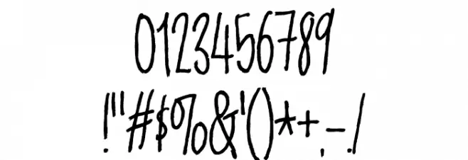 Jackdaws DEMO Regular Font OTHER CHARS