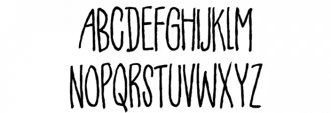 Jackdaws DEMO Regular Schriftart Groß