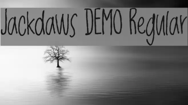 Jackdaws DEMO Regular Font examples