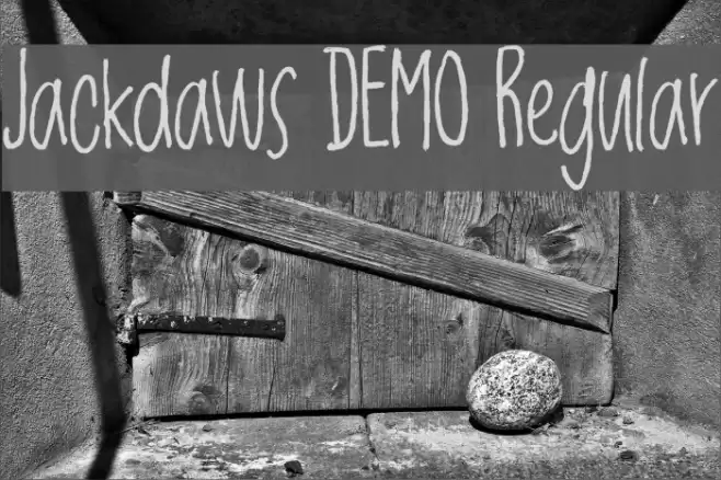 Jackdaws DEMO Regular Font examples