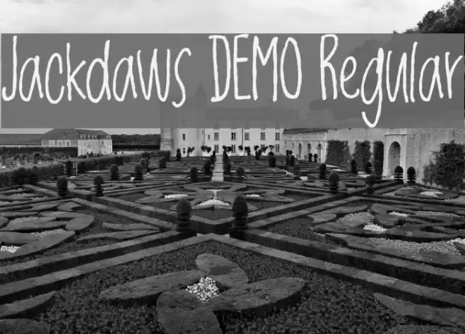 Jackdaws DEMO Regular Font examples