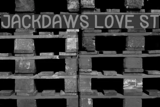 Jackdaws Love St Font examples