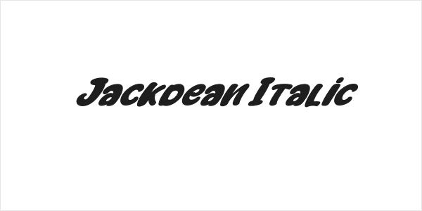 Jackdean Italic Logo