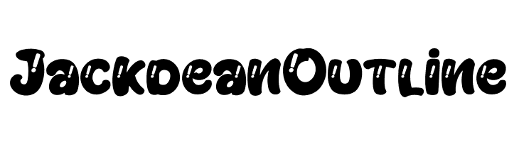 Jackdean Outline  baixar fontes gratis