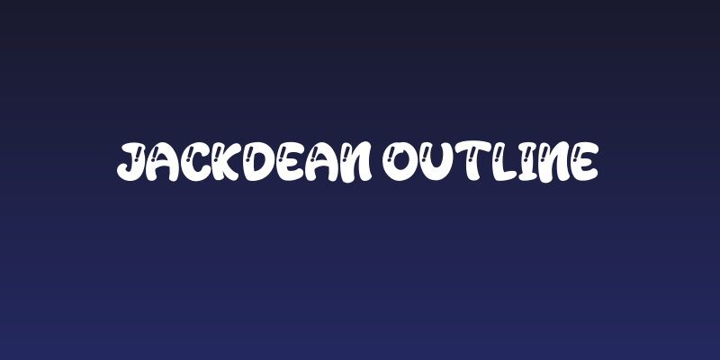 Jackdean Outline Social Header