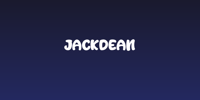 Jackdean Social Header