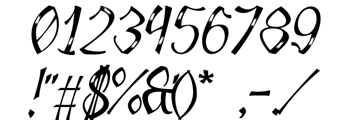 Jacked Eleven Highlight Font OTHER CHARS