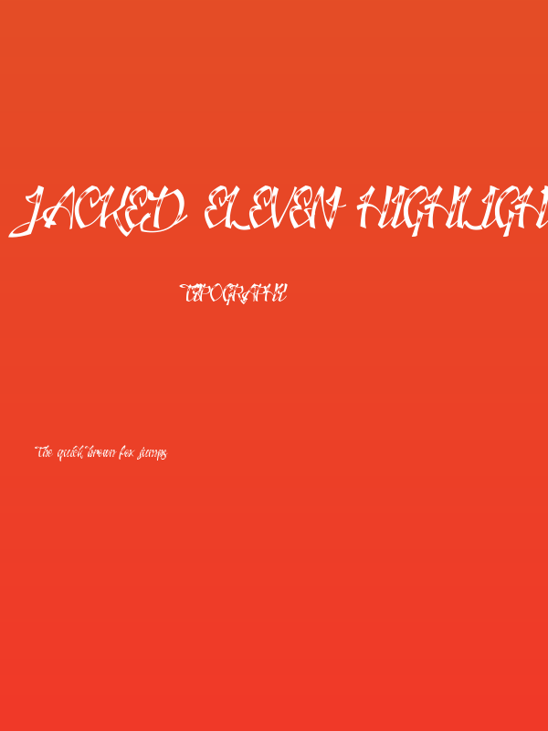 Jacked Eleven Highlight Poster