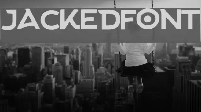 Jacked_Font Font examples
