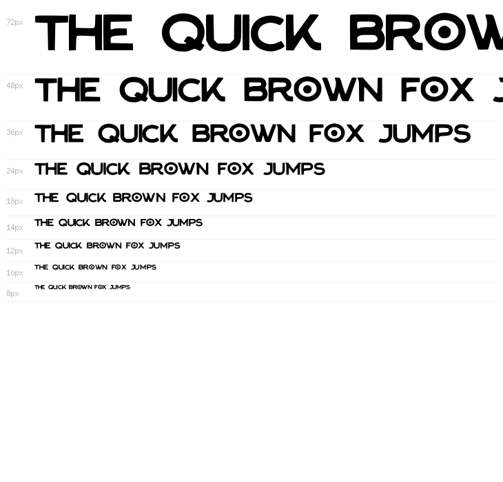 Jacked_Font Waterfall