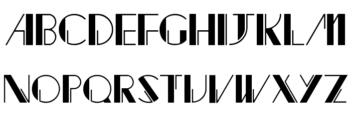 Jacked Font LOWERCASE