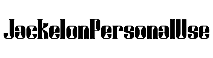 Jackelon Personal Use  Fuentes Gratis Descargar