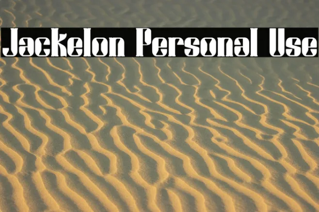 Jackelon Personal Use Example 1