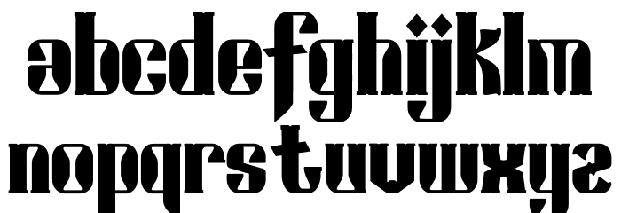 Jackelon Personal Use Font LOWERCASE