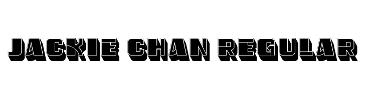 Jackie Chan Regular  フリーフォントのダウンロード