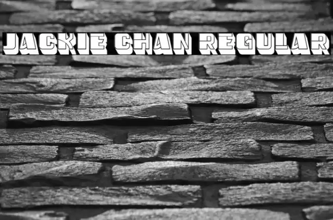 Jackie Chan Regular Font examples