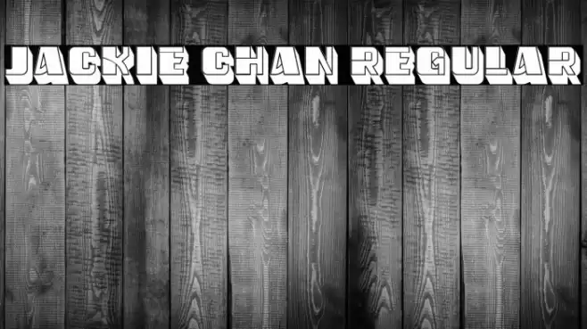 Jackie Chan Regular Font examples