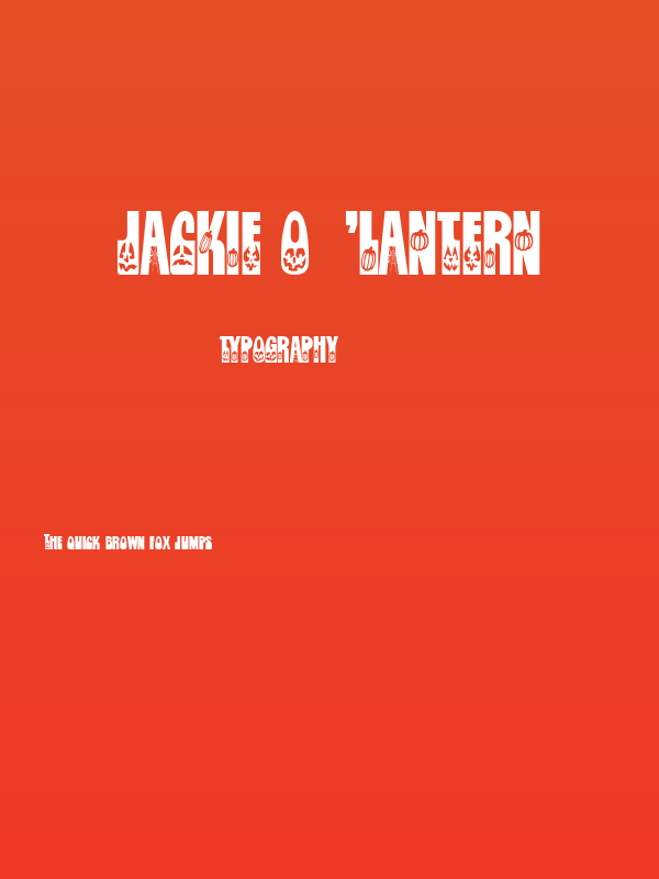 Jackie O'Lantern Poster