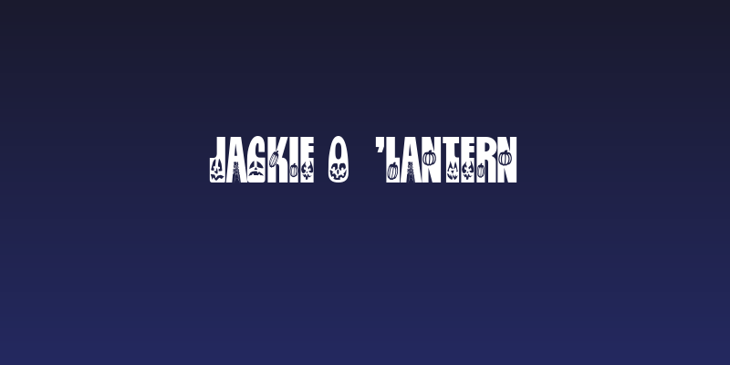 Jackie O'Lantern Social Header