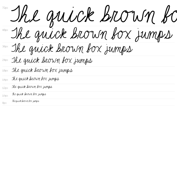 JackieKCursive Waterfall