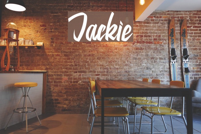 Jackie Font examples
