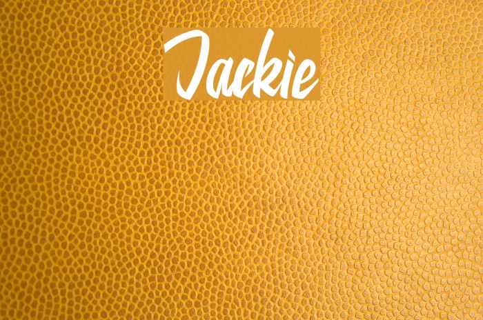 Jackie Font examples