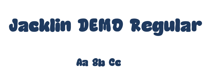 Jacklin DEMO Regular Font Preview