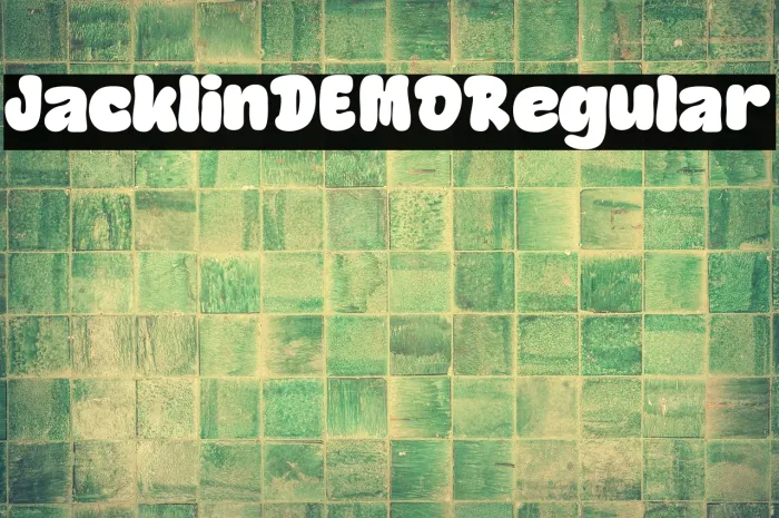 Jacklin DEMO Regular Example 2