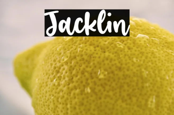 Jacklin Example 3
