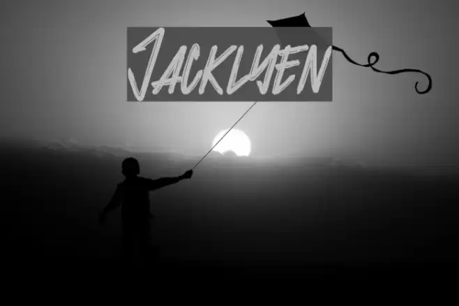 Jacklyen Font examples