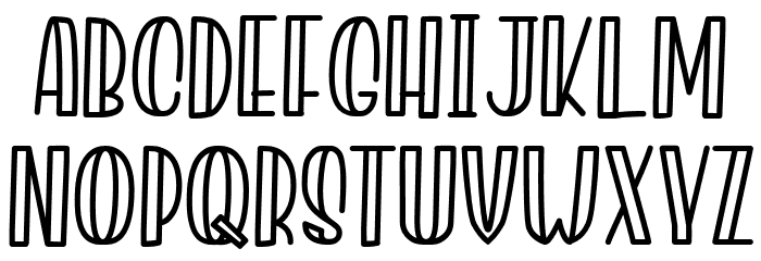 Jacklyn Milner Font LOWERCASE
