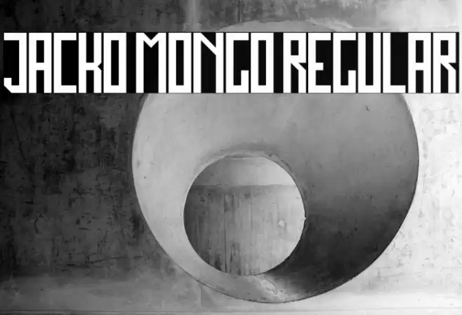 Jacko Mongo Regular Font examples