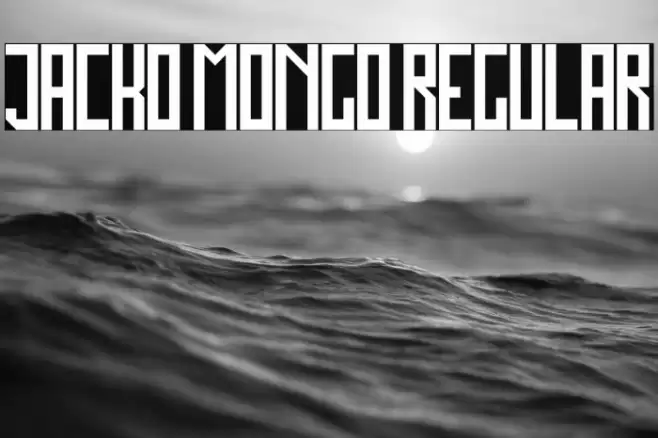 Jacko Mongo Regular Font examples