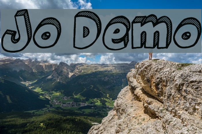 Jackpot Demo Font examples