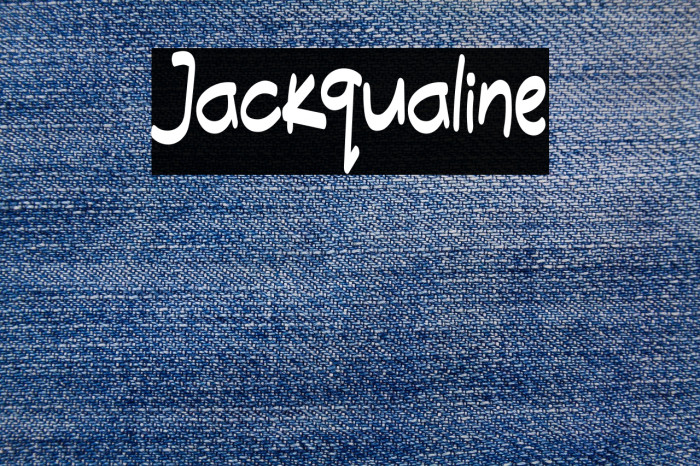 Jackqualine Example 1