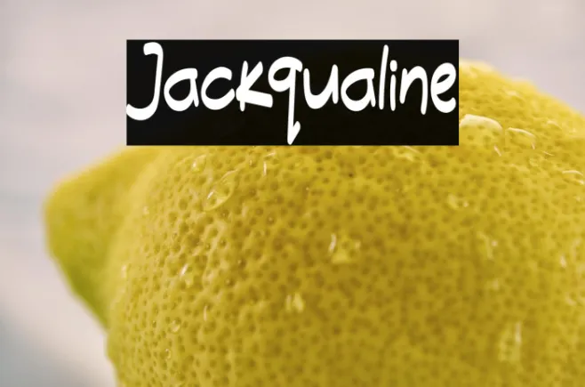 Jackqualine Example 3