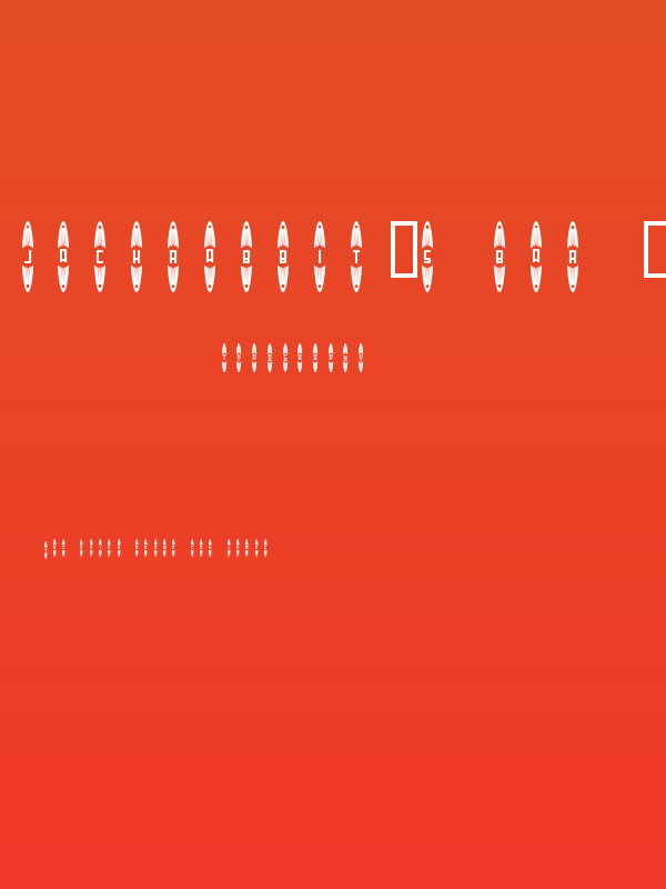 Jackrabbit's Bar & Grill Poster