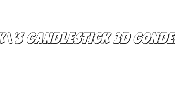 Jack's Candlestick 3D Condensed Logo