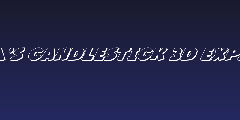 Jack's Candlestick 3D Expanded Social Header