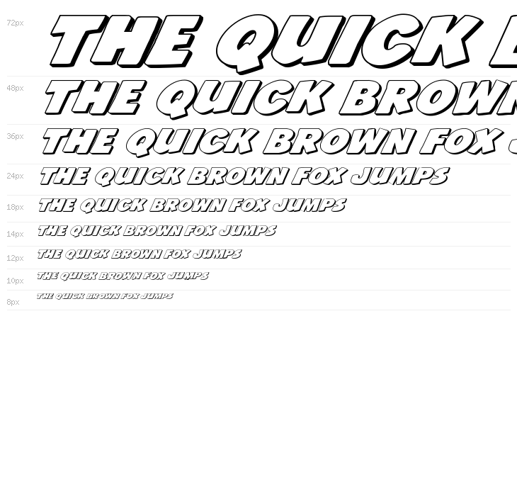 Jack's Candlestick 3D Expanded Waterfall