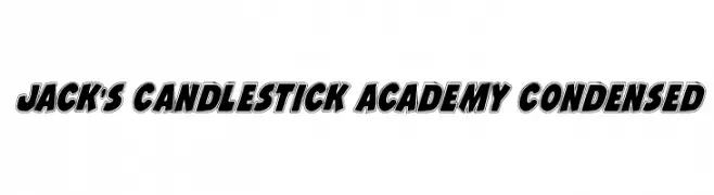 Jack's Candlestick Academy Condensed  フリーフォントのダウンロード