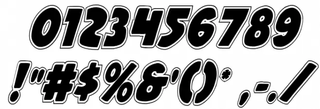 Jack's Candlestick Academy Condensed Font OTHER CHARS