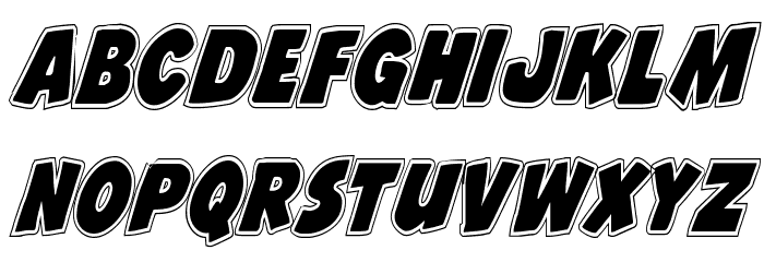 Jack's Candlestick Academy Condensed Font LOWERCASE