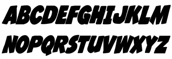Jack's Candlestick Bold Condensed Fonte MAIÚSCULAS