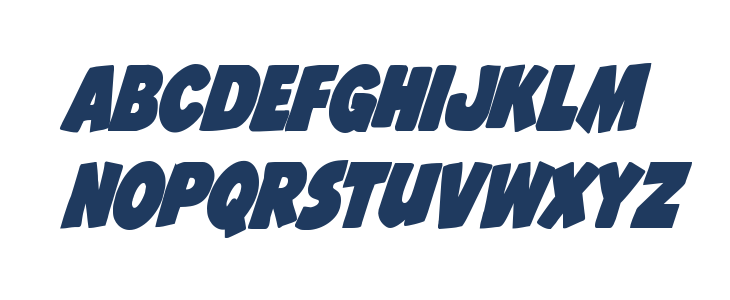 Jack's Candlestick Bold Condensed Lowercase