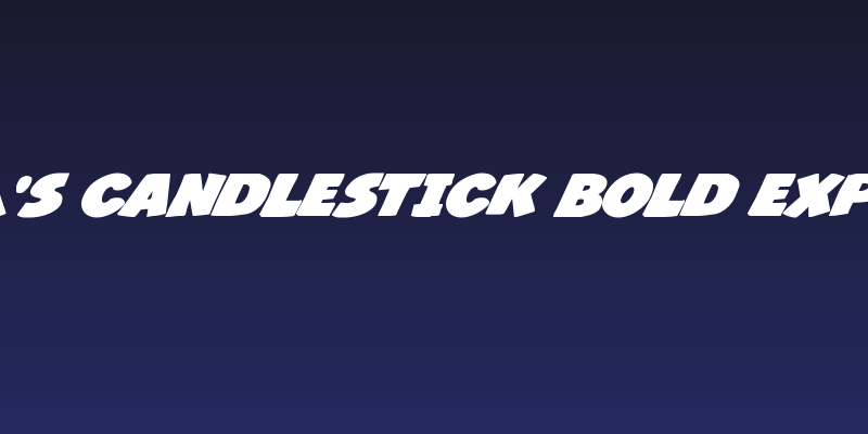 Jack's Candlestick Bold Expanded Social Header