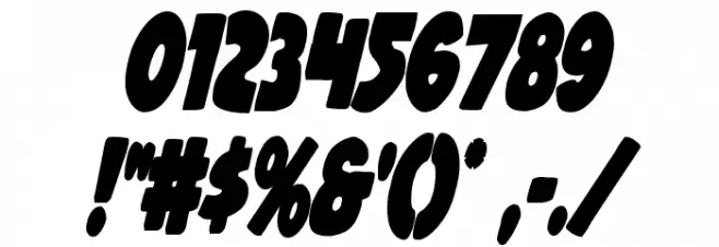 Jack's Candlestick Bold Extra-condensed Font OTHER CHARS